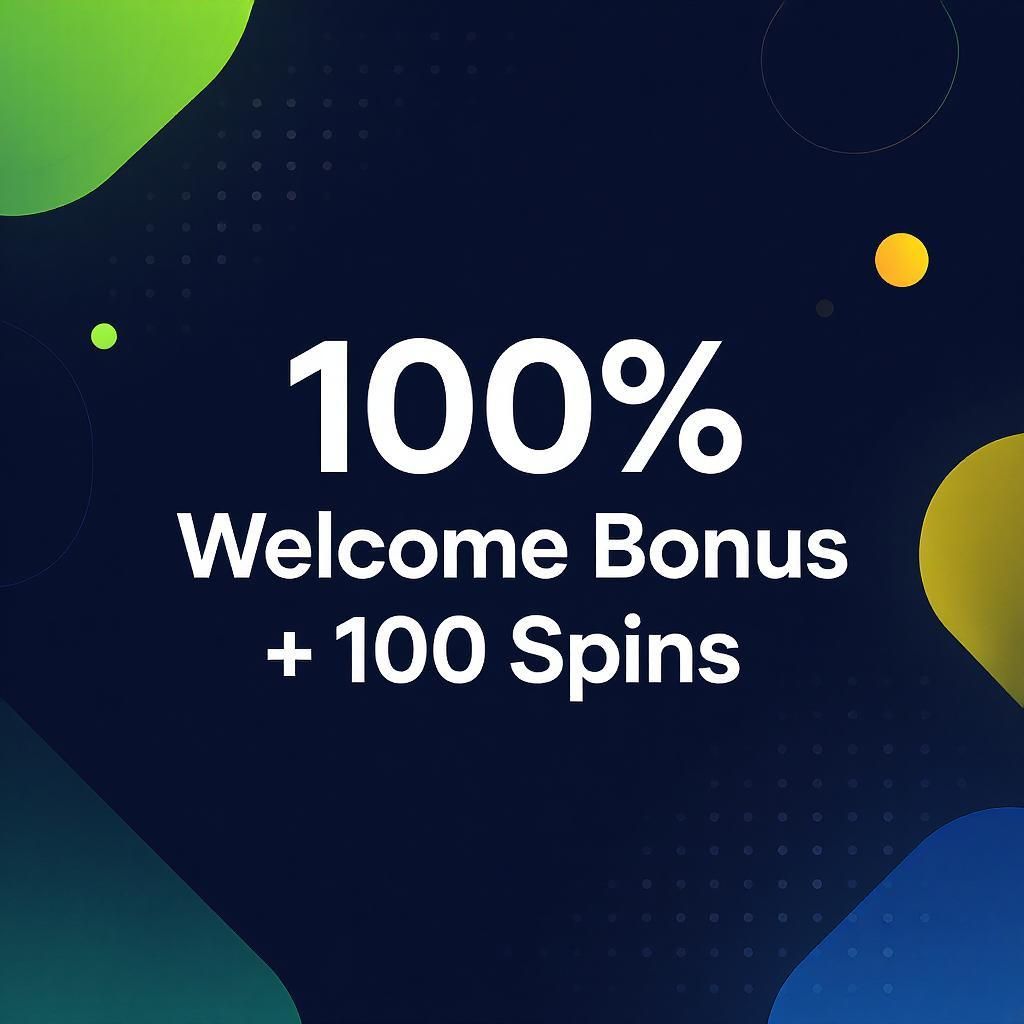 100% Welcome Bonus + 100 Spins